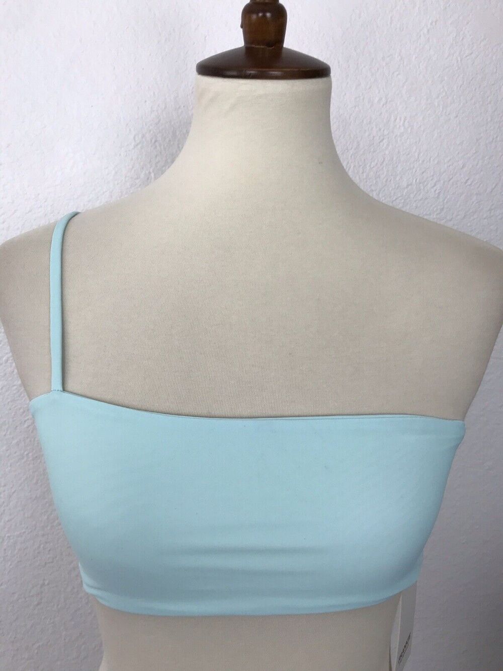 Frankie Swim Women Sz 8 Swimwear One Shoulder Strap Bikini Top NWT